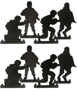 ProShot Steel Soldier Targets - Mixed (8 Pack)