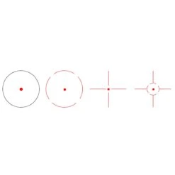 VictOptics 1x28x40 4 Reticule, 6 Level Red Dot Sight -Hunter Zone Shop 1565576856