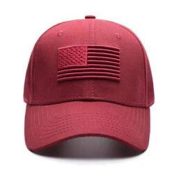 Red USA Flag Baseball Cap -Hunter Zone Shop HTB1LVfXa79E3KVjSZFGq6A19XXaw