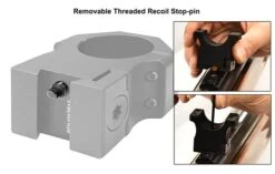 UTG PRO 1"/2PCs Medium Profile P.O.I Dovetail Rings 15 UTG PRO 1"/2PCs Medium Profile P.O.I Dovetail Rings -Hunter Zone Shop RDU012515 FEA 3