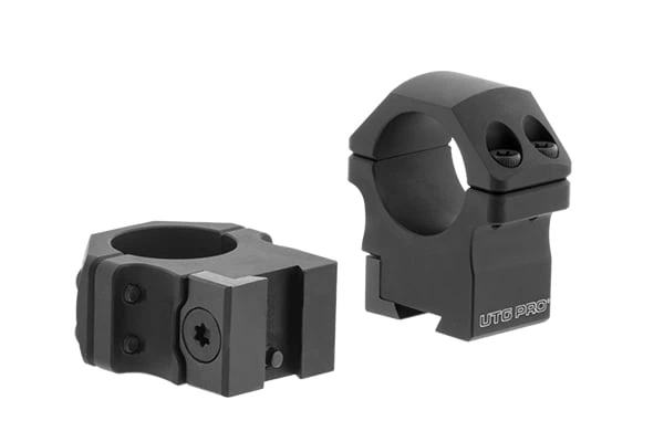 UTG PRO 1"/2PCs Medium Profile P.O.I Dovetail Rings 2 UTG PRO 1"/2PCs Medium Profile P.O.I Dovetail Rings - Image 2