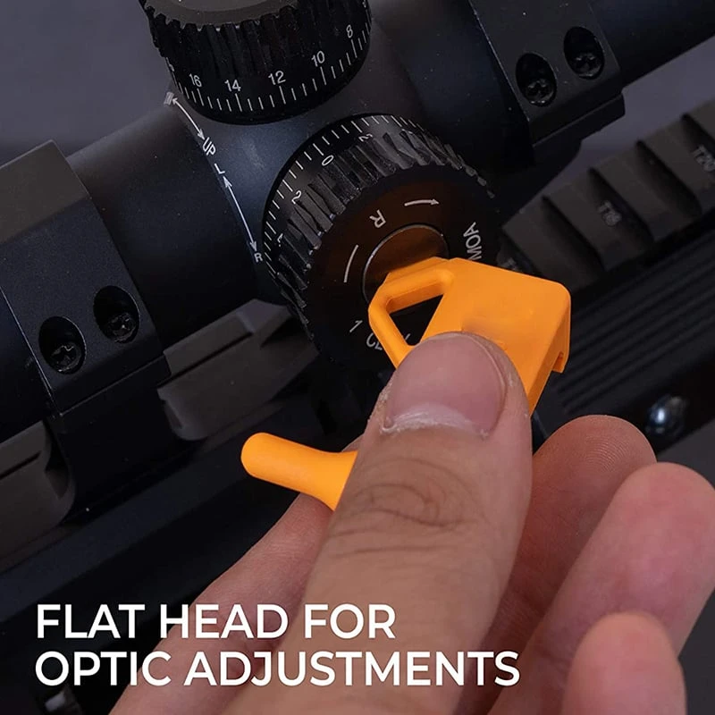 Rifleworks Chamber Safety Flag With Built-in Flat Tool And Sliding Picatinny Mount PK Of 2 2 Rifleworks Chamber Safety Flag With Built-in Flat Tool And Sliding Picatinny Mount PK Of 2 - Image 2