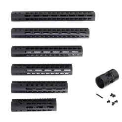 Rifleworks Free Float Keymod Handguard With Steel Nut - 10 Inch