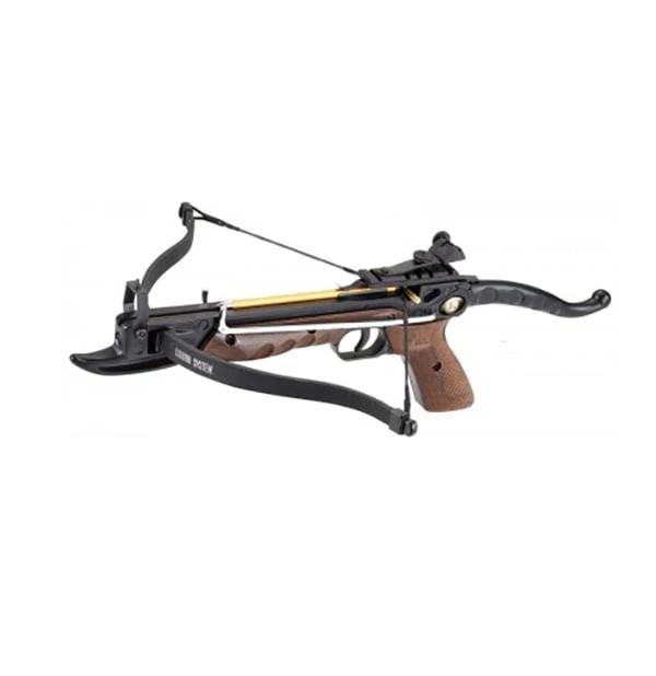 EK Archery Cobra Aluminium Pistol Crossbow - 80lbs With Carry Case - Wood 1 EK Archery Cobra Aluminium Pistol Crossbow - 80lbs With Carry Case - Wood