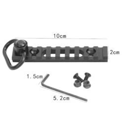 Rifleworks Keymod 8 Slot Picatinny Rail Mount With QD Sling Swivel -Hunter Zone Shop f811