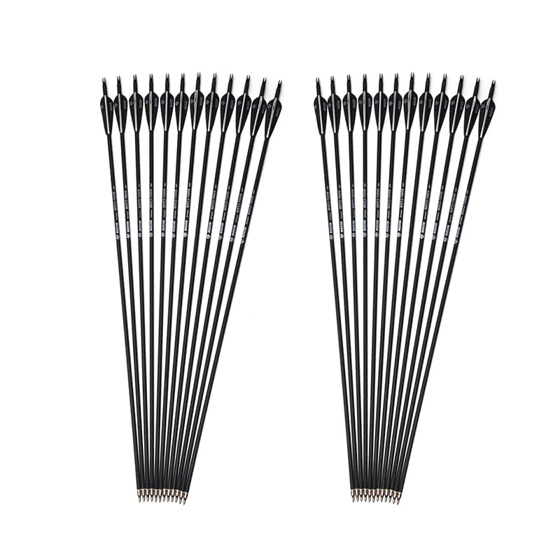 32 Inch Black White Mixed Carbon Arrows X 12 5 32 Inch Black White Mixed Carbon Arrows X 12 - Image 5