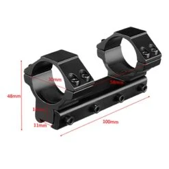 Rifleworks 1PC Medium Profile Airgun Mount W/Stop Pin, 30mm Dia -Hunter Zone Shop m1981