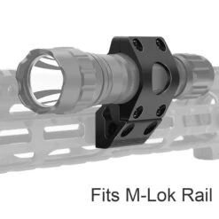 Rifleworks TLM2 Offset M-Lok 1 Inch Flashlight Mount -Hunter Zone Shop m2901