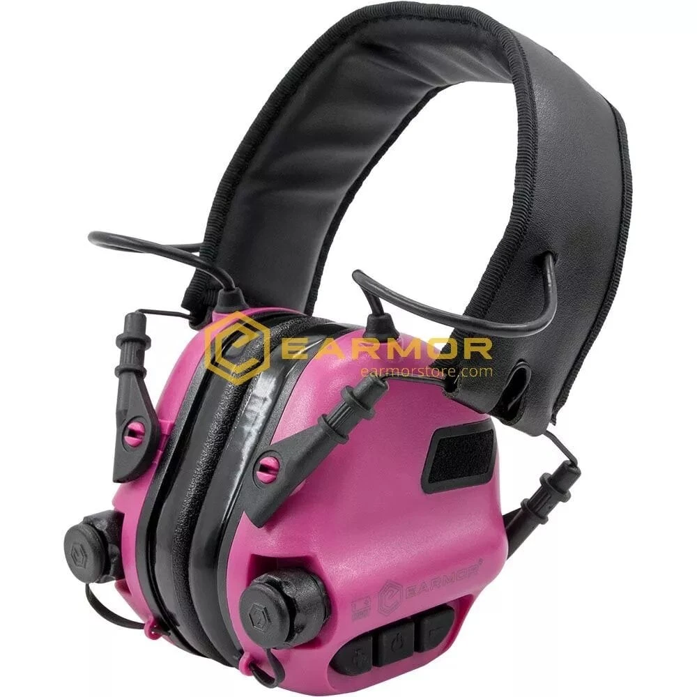 EARMOR - Hearing Protector "M31 Tactical MOD3" Pink 2 EARMOR - Hearing Protector "M31 Tactical MOD3" Pink - Image 2