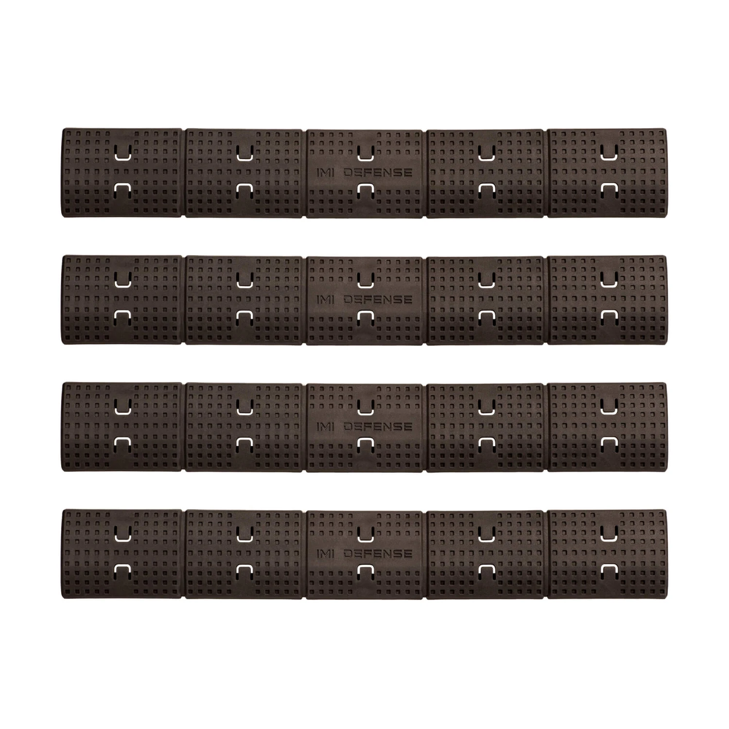 IMI Defense Polymer 1913 Picatinny Rail Cover - Set Of 4 - Olive Drab Green 1 IMI Defense Polymer 1913 Picatinny Rail Cover - Set Of 4 - Olive Drab Green