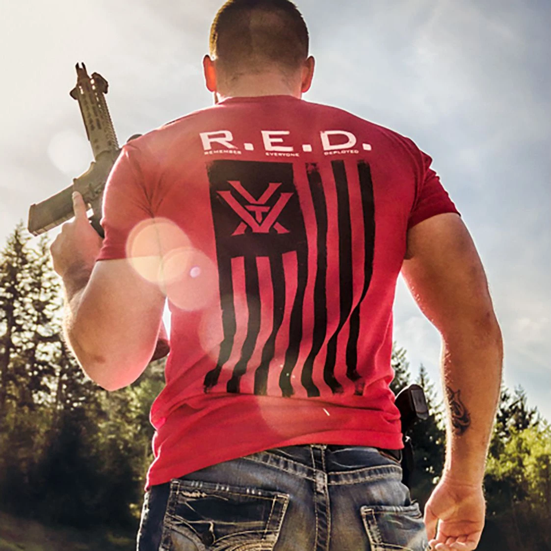 Vortex Optics R.E.D T-Shirt -Medium 2 Vortex Optics R.E.D T-Shirt -Medium - Image 2